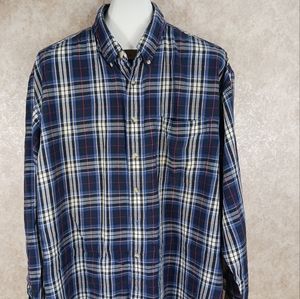 TRADER BAY Men's Dress Shirt Plaid